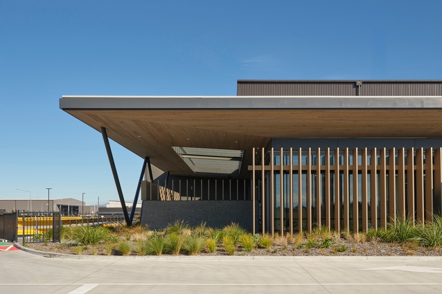 Christchurch Fresh Distribution Centre (staff office), by Jonathan Walker Architects.