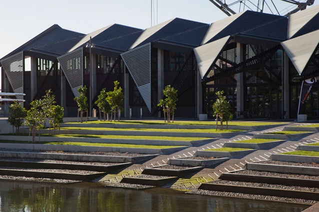 Taranaki Wharf West by Wraight + Associates, an NZILA Award of Excellence winner for urban design. 