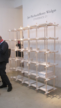 Stavebnice 01 shelves by Czech collective Jan and Henry.