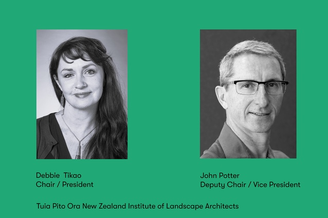 Debbie Tikau, Chair / President, and John Potter, Deputy Chair / Vice President of Tuia Pito Ora, NZILA.