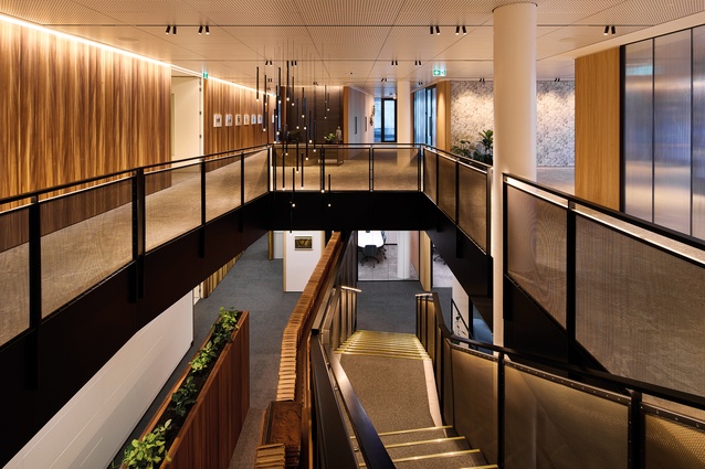 Winner - Interior Architecture: Chapman Tripp Wellington Fitout by Studio of Pacific Architecture.