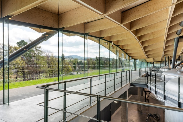 The Macallan distillery in Scotland. The architects wanted to create something that reflected the production process of this whisky, which dates back to 1824, but was still sensitive to the surrounding landscape.