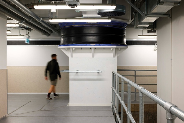 Triple-pendulum base isolation will sway from side to side in the worst possible quake.