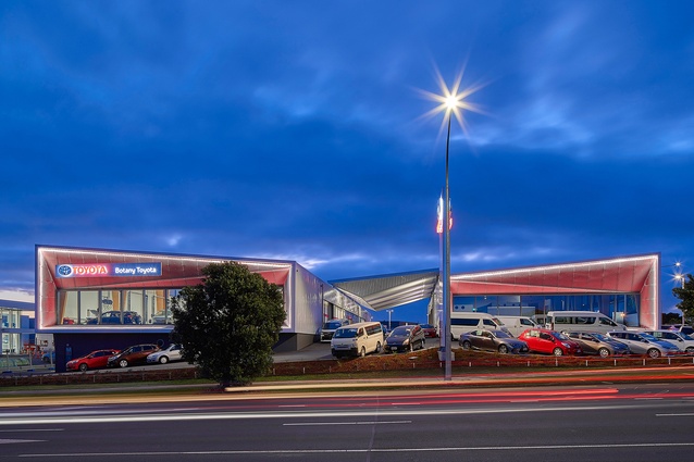 Shortlisted – Commercial Architecture: Botany Toyota by Woodhams Meikle Zhan Architects.