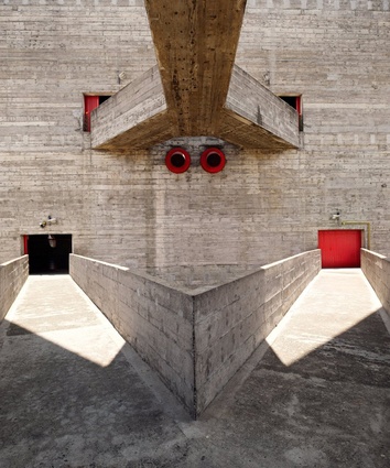 Exteriors category: Photographer: Inigo Bujedo Aguirre. SESC Pompeia, Sao Paolo, Brazil. Architect: Lina Bo Bardi.