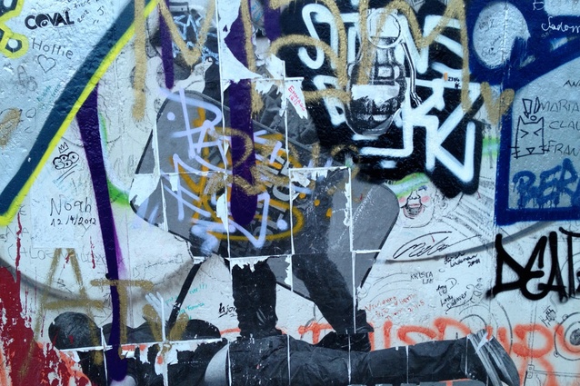 Berlin graffiti can be grim or kooky.  