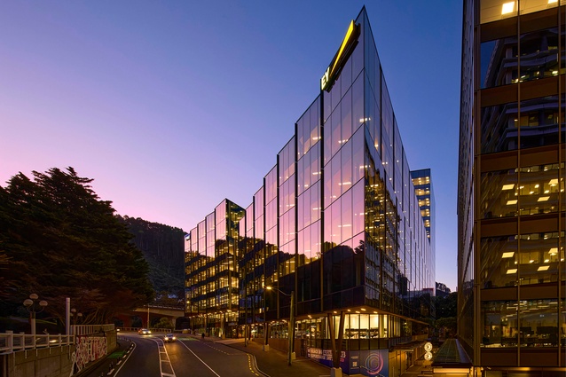 Winner - Commercial Architecture: 40 & 44 Bowen Street by Tennent Brown Architects. 
