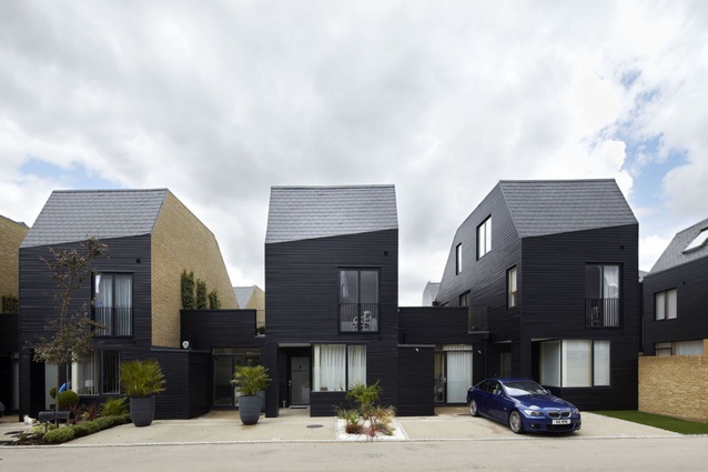 Newhall Be, Harlow housing development by Alison Brooks Architects.