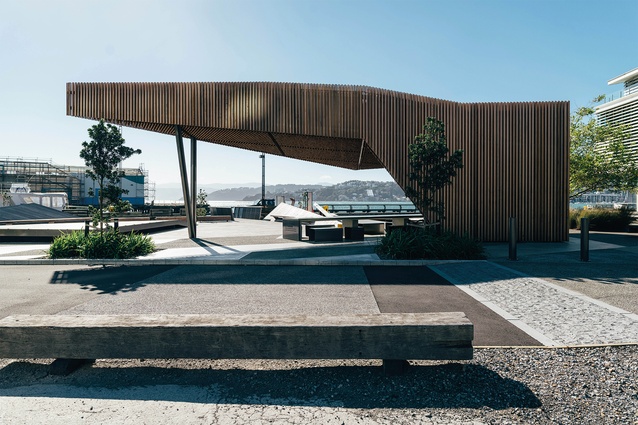 Winner: Public Architecture – Kumutoto Pavilion by Isthmus Group.