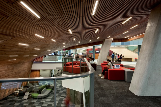 AUT Sir Paul Reeves Building by Jasmax was a winner in the Education and Planning and Urban Design categories.