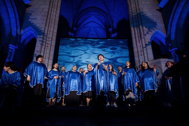 The Auckland Gospel Choir provided entertainment on the night.