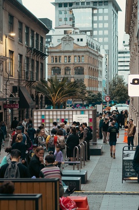 Norm Dines, Gus Clelland, Cindy Zhang - 'Auckland's Most Boring Office'.