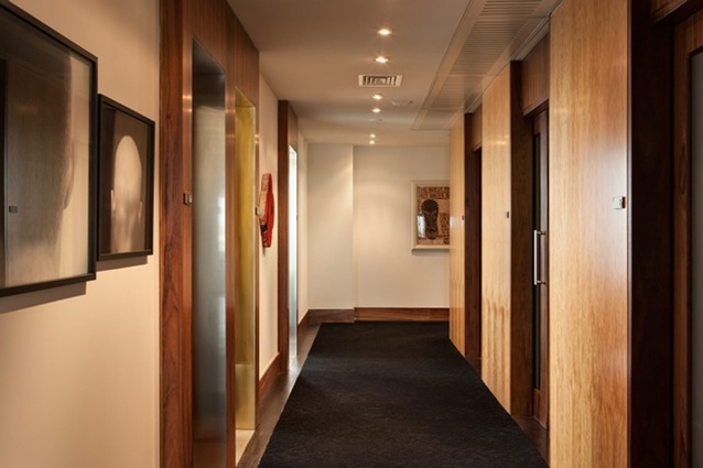 Textures, layers and geometric pattern were recurring themes of this refit.