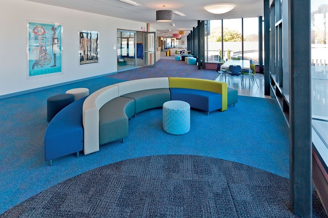 Areas for conversation and relaxation are treated with as much importance as learning zones.