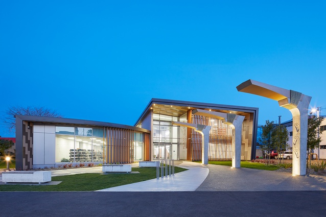 HB Williams Memorial Library, Gisborne. The project involved an renovation and extension to the existing library.