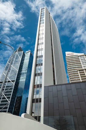 Still as elegant as the day she was launched, West Plaza, now 1 Albert Street, remains eye-catching as the taller city towers have sprouted around her.