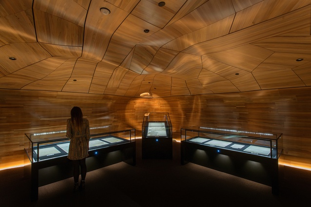 Winner: Interior Innovation and Resene Supreme Award – He Tohu Document Room by Studio Pacific Architecture.