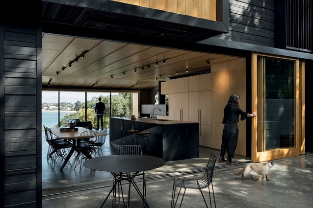 Castor Bay House in Auckland by Strachan Group Architects.