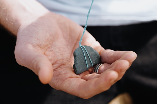 Tunui created a hīnaki (traditional eel trap) as his moodboard for this feature.