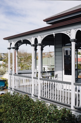 This Ponsonby villa sports a traditional front veranda. 