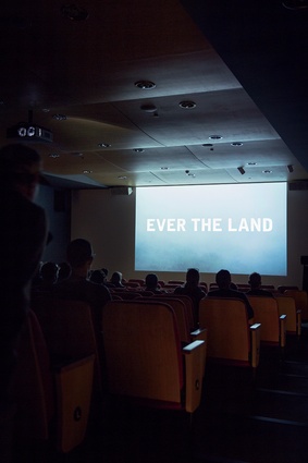 <em>Ever the Land</em> documentary at the mini film festival held by Resene and <em>Architecture New Zealand</em>.