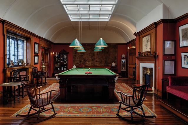 The billiards room.