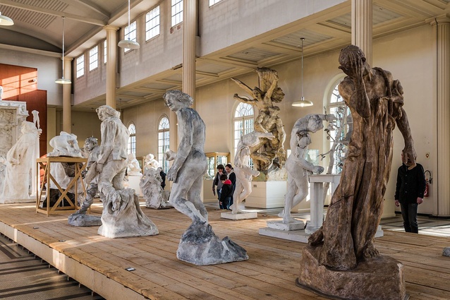 The Musée Rodin in Paris – a space filled with plaster, marble and bronze sculptures, the clerestory light bringing them to life.