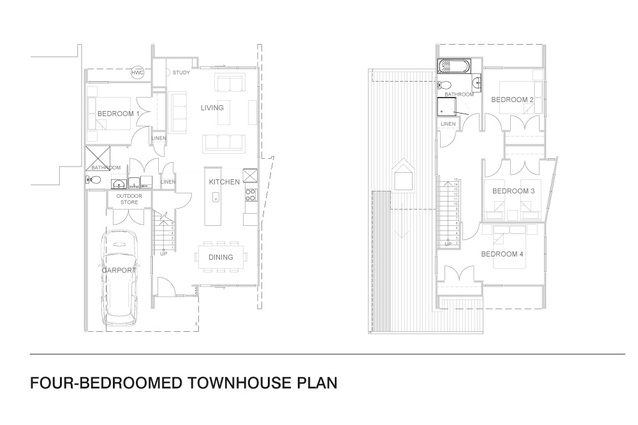 Four bedroom house plan.