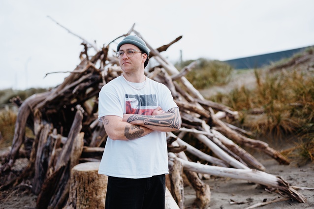 Tunui pictured here at a Te Whanganui-a-Tara Wellington beach. 