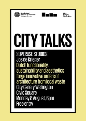 City Talks: Jos de Krieger takes place on Monday 8 August at 6pm.