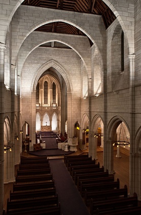 View towards the south transept.
