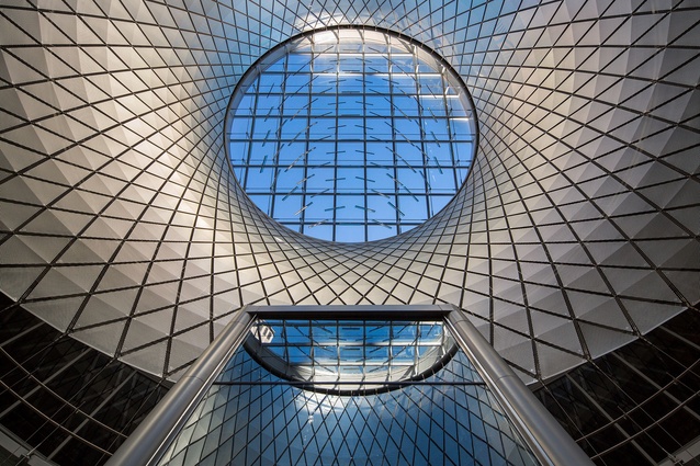 Transport category winner: Fulton Center, USA by Grimshaw, Arup, James Carpenter, HDR and Page Ayres Cowley.