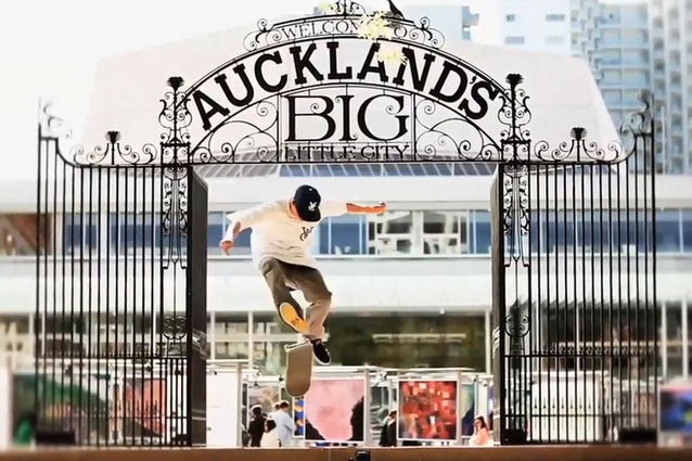 Skateboarding vs Architecture, screenshot from the documentary.