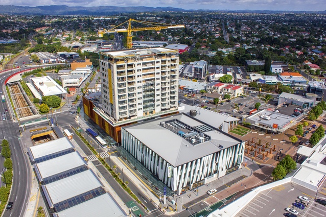 Situated in New Lynn's town centre, Merchant Quarter is the first residential high rise to be approved in West Auckland under the Unitary Plan requirements. 