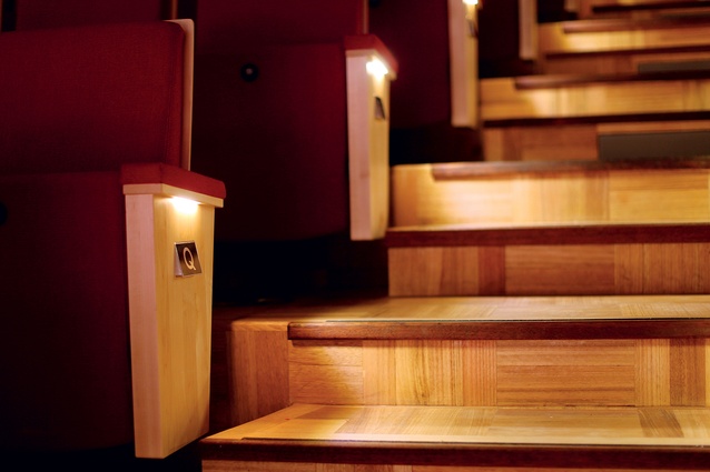 New seats provide more comfort and improve the appearance of the circle and stalls areas.