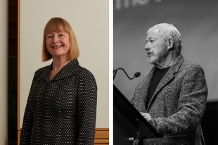 2025 Distinguished Fellow Award winners: Lindley Naismith and Barry Dacombe
