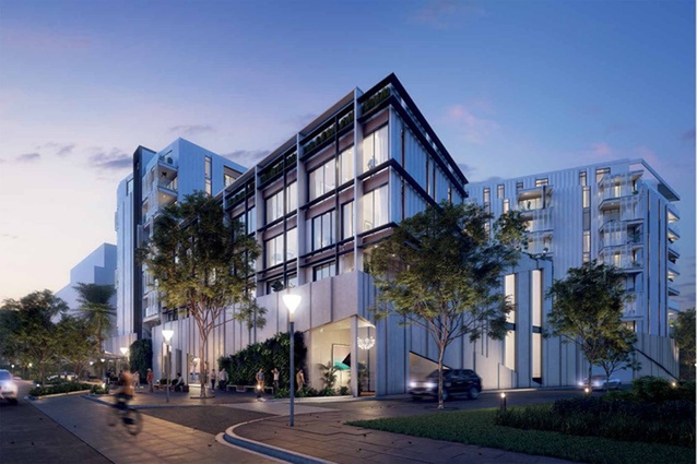 The development on Auckland’s Green Lane West will incorporate retail space, public parks and residential buildings. 