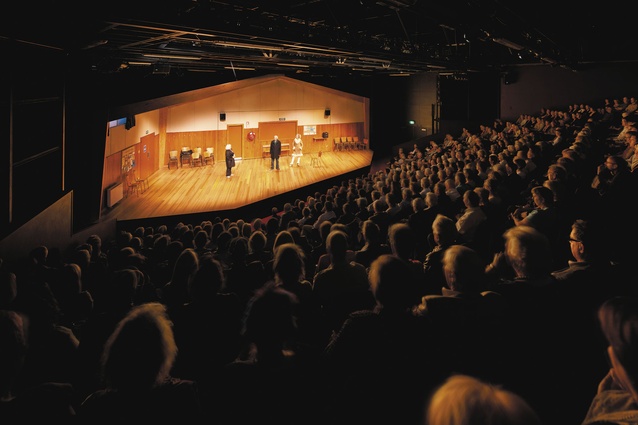 The new 400-seat auditorium is a fresh iteration of its former home.