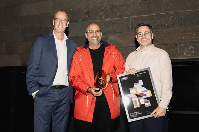 The 2025 Dulux Colour Awards New Zealand Grand Prix Winner: Lava Flow by Pac Studio.