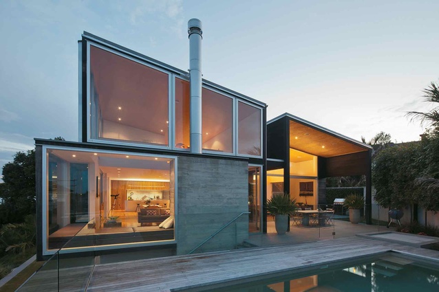A house in the Auckland suburb of Birkenhead, designed by Crosson Clarke Carnachan Architects. 