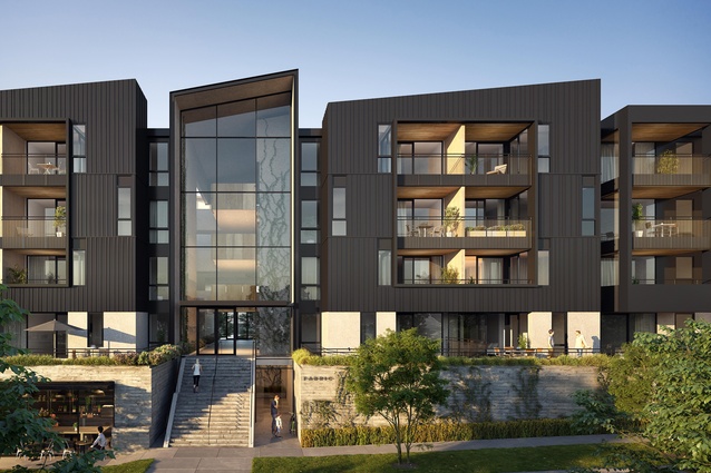 FABRIC of Onehunga is a masterplanned community of five buildings over four levels.