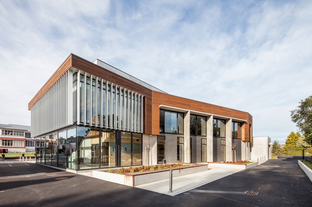 John McGlashan College: Gymnasium by McCoy and Wixon Architects Ltd was a winner in the Education category.