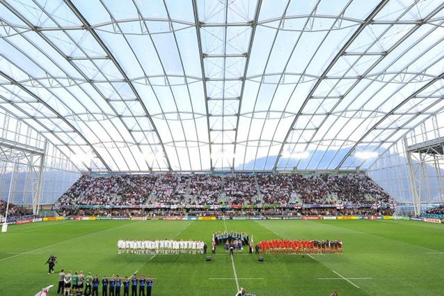 Forsyth Barr Stadium, Dunedin, 2011 by Populous & Jasmax. Despite controversy over cost, the stadium is sustainable, adaptable and modern.