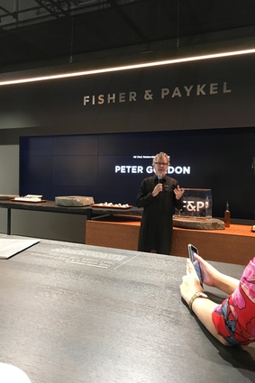 London-based Kiwi chef Peter Gordon kicks off the festivities at Fisher & Paykel.