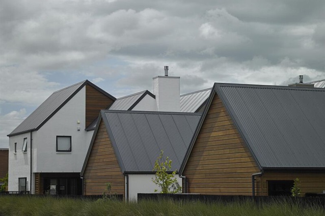 Housing - Multi Unit category finalist: Squadron Lane Terraces, Auckland by Stevens Lawson Architects. 