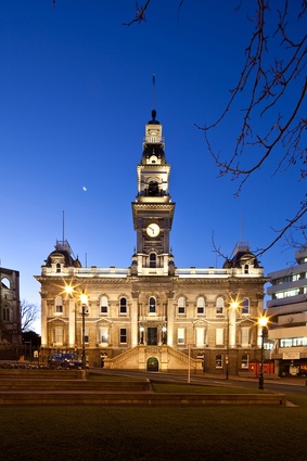 The Dunedin Town Hall.
