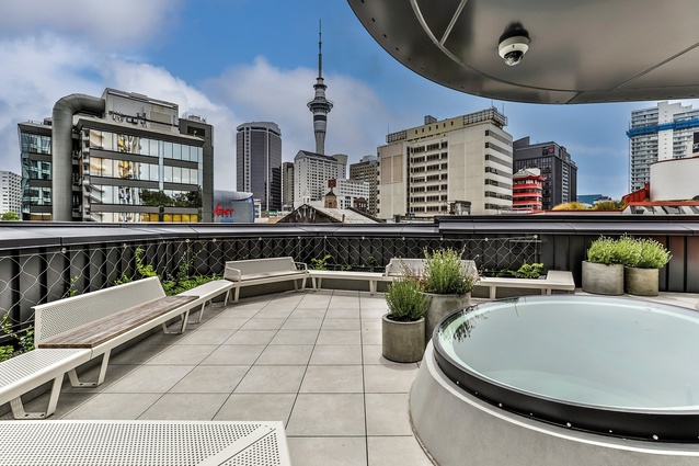 The development has two courtyards.