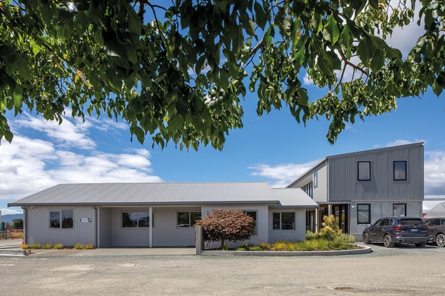 Formal entry is through an office originally designed by Arthouse Architecture. 