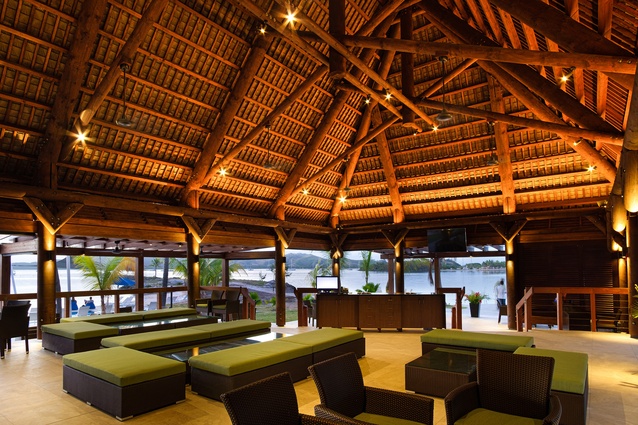 Finalist: Commercial Design Award – Arrivals Complex, Plantation Island Resort by Architects Pacific.