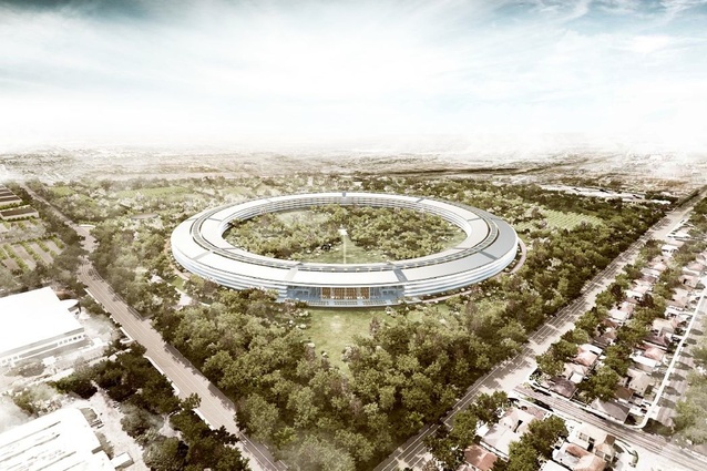 The proposed Apple headquarters by Foster + Partners.